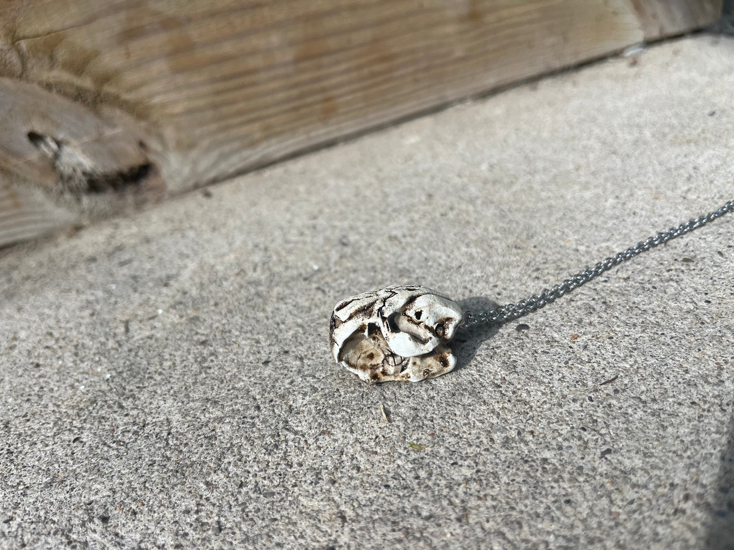Miniature Resin Skull Necklace