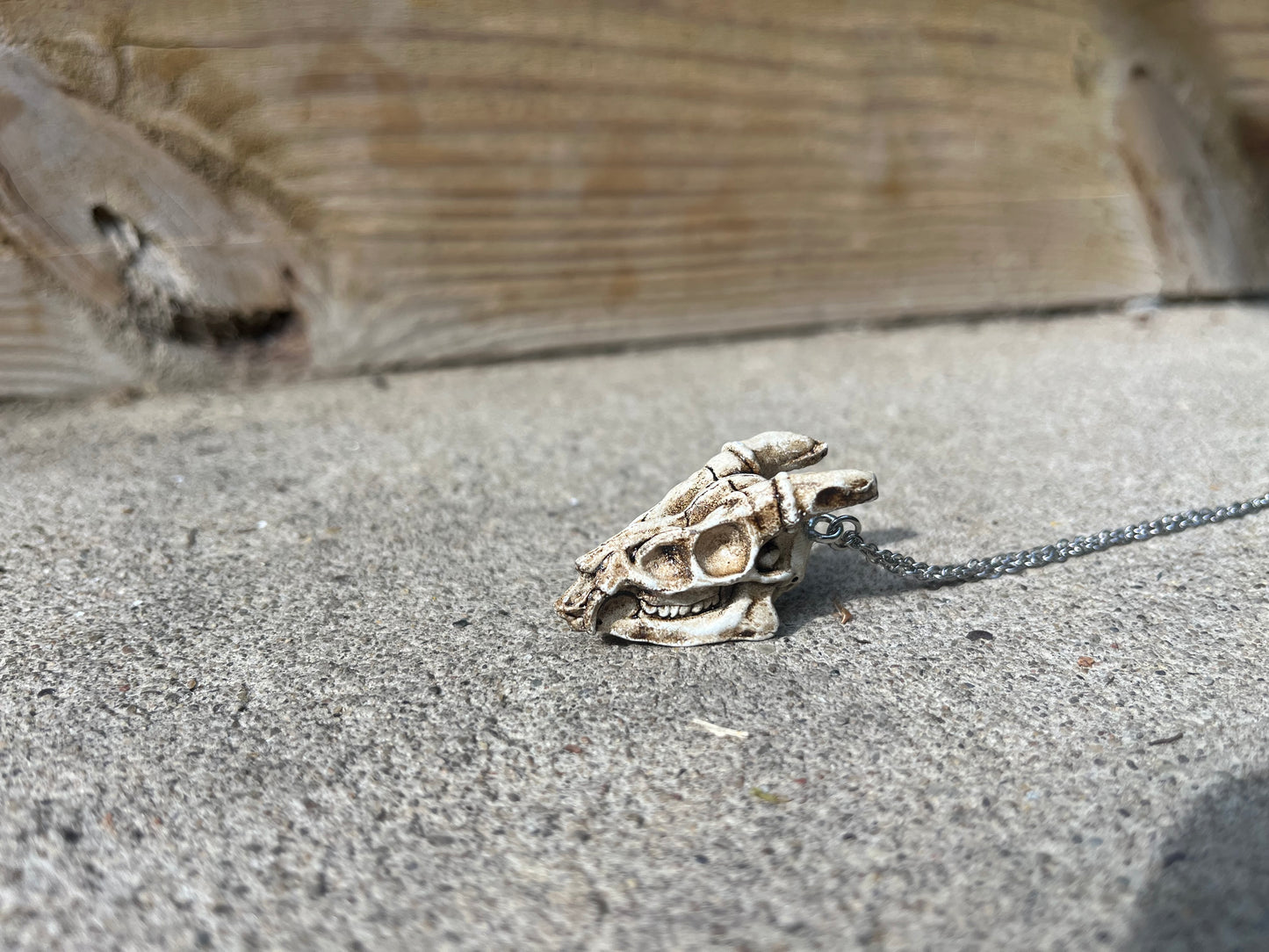 Miniature Resin Skull Necklace