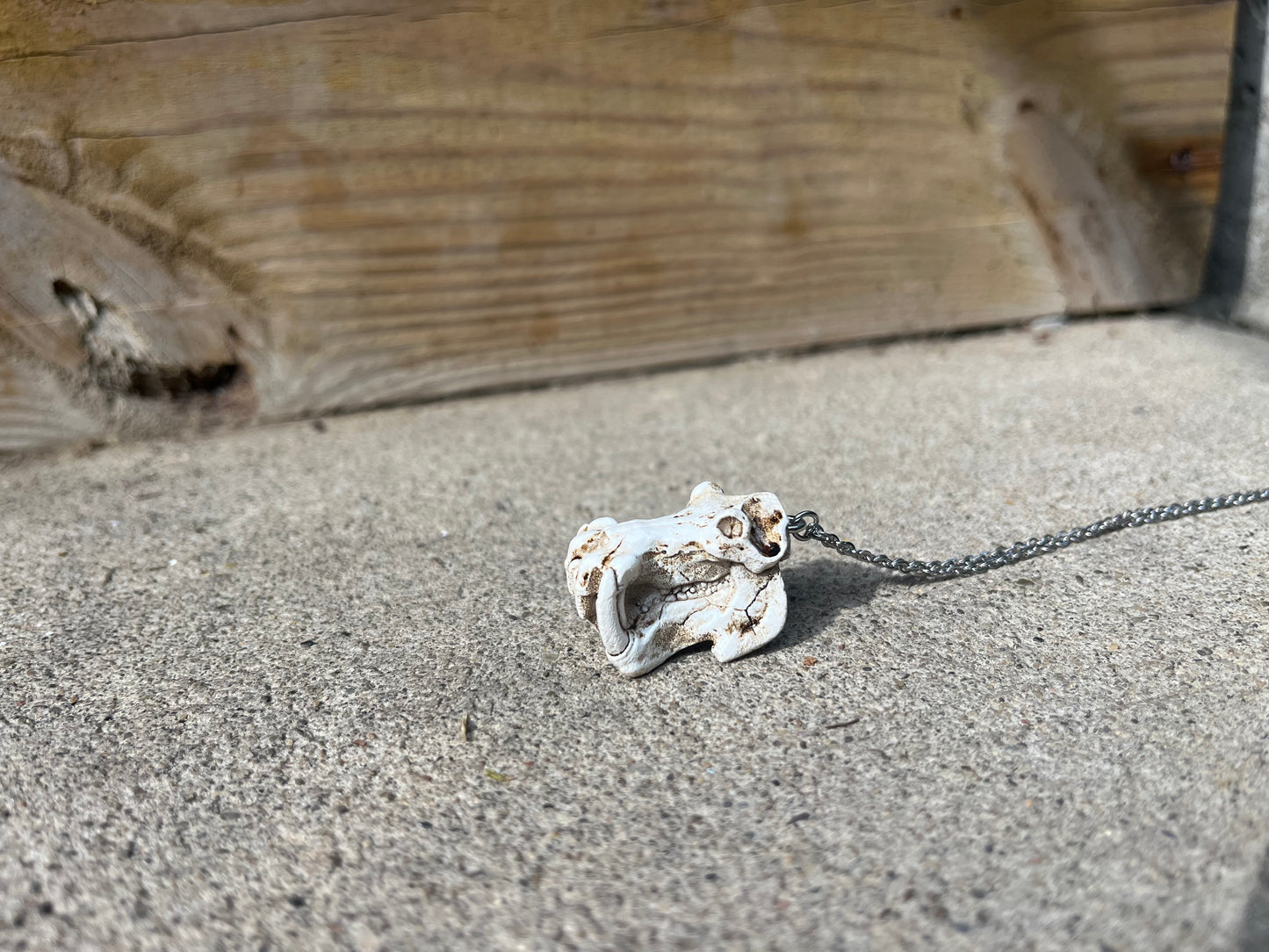 Miniature Resin Skull Necklace