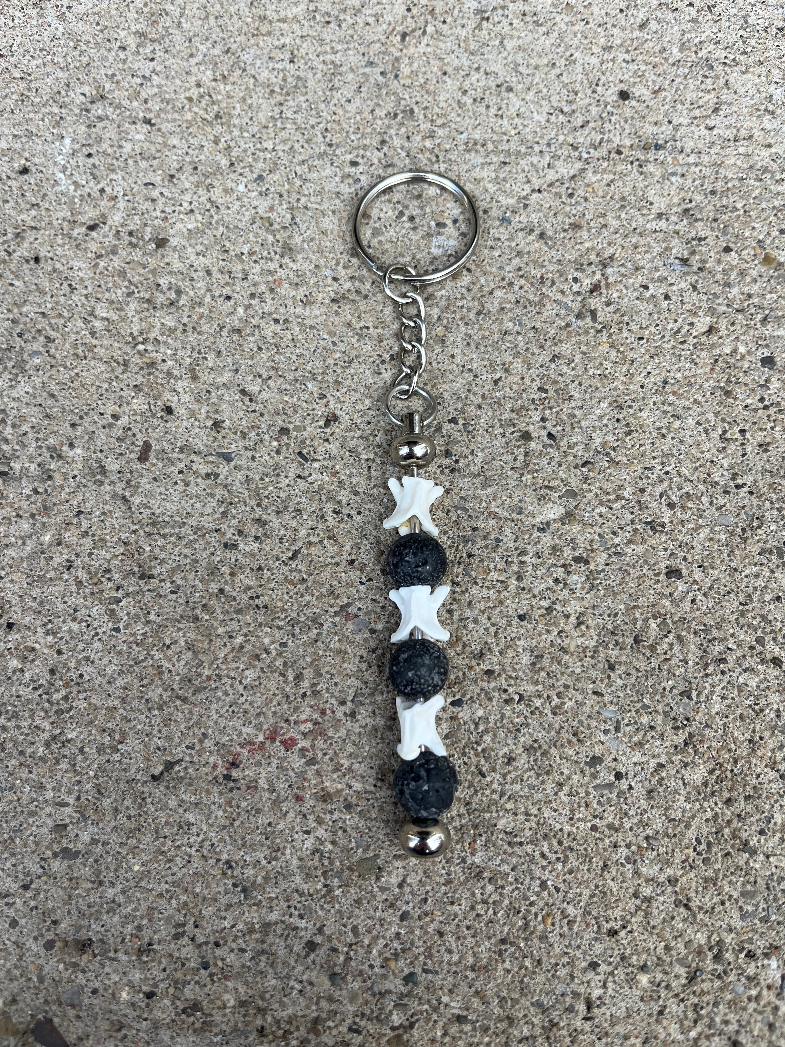 Snake Vertebrae Keychain – Unfortunate Cadaver