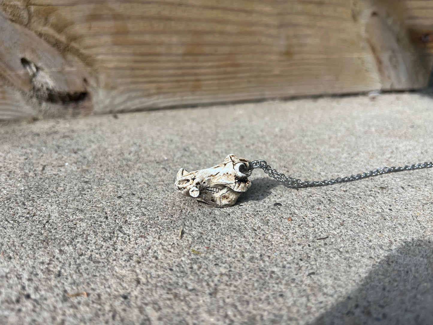 Miniature Resin Skull Necklace