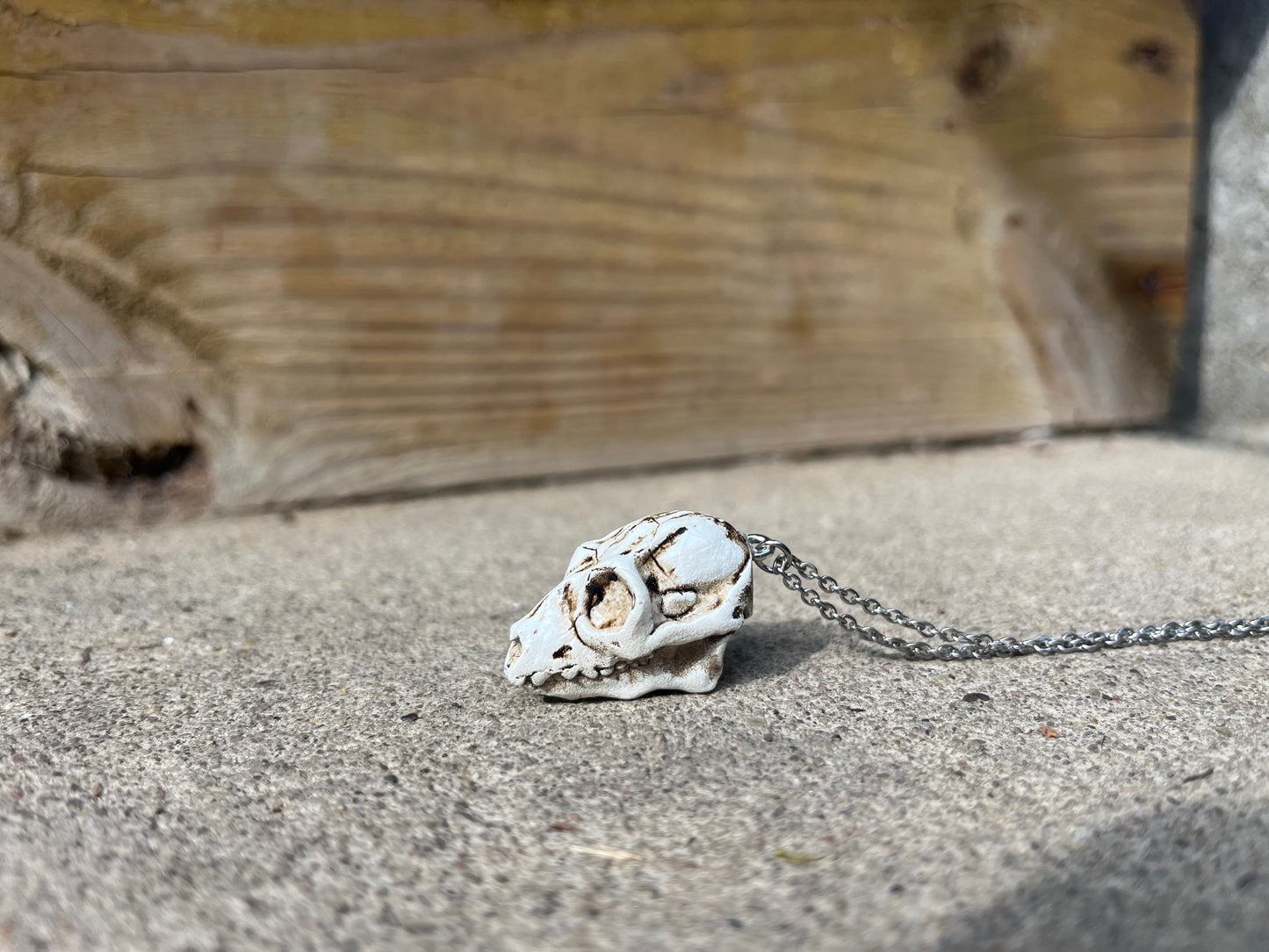 Miniature Resin Skull Necklace
