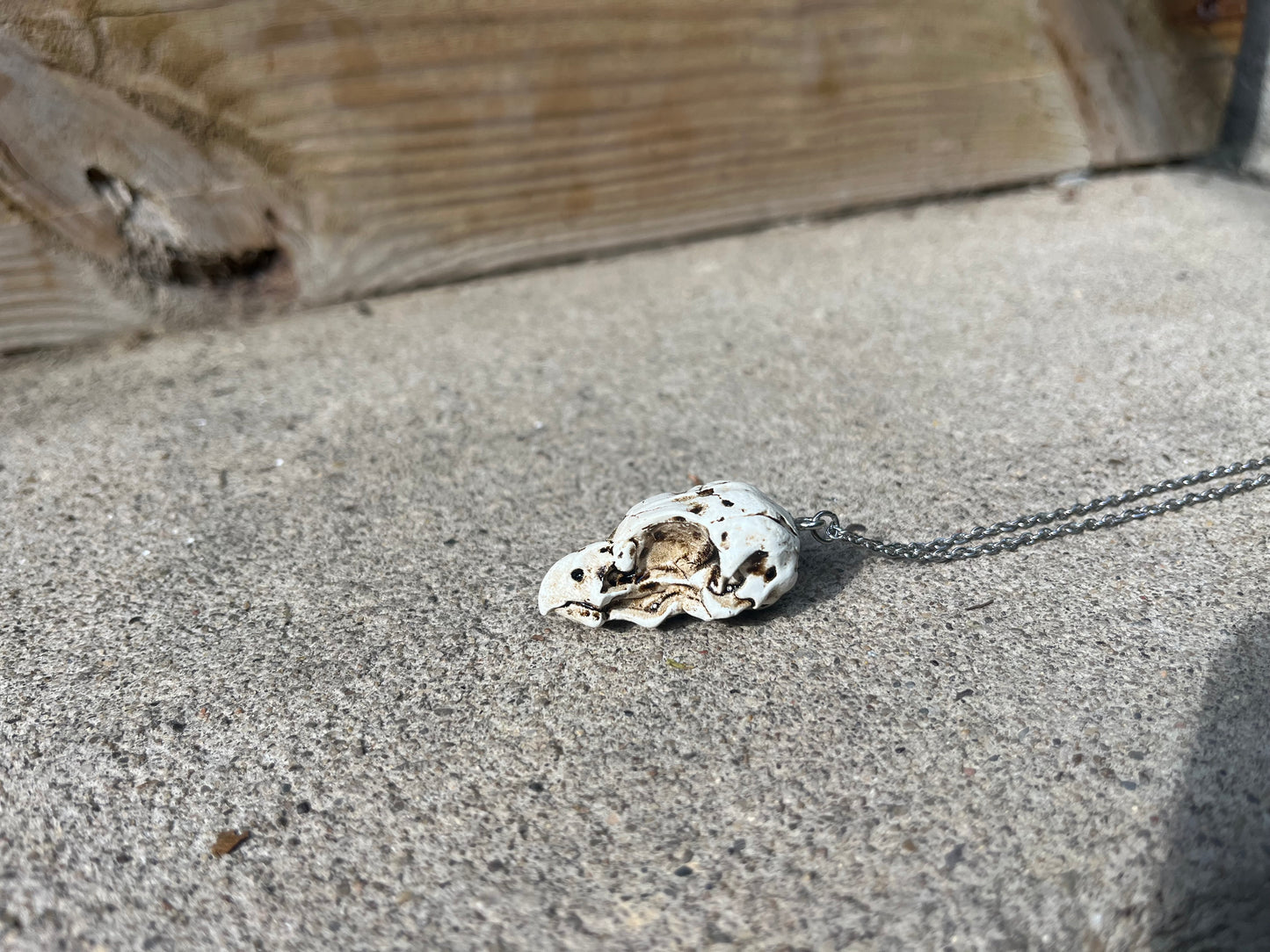 Miniature Resin Skull Necklace
