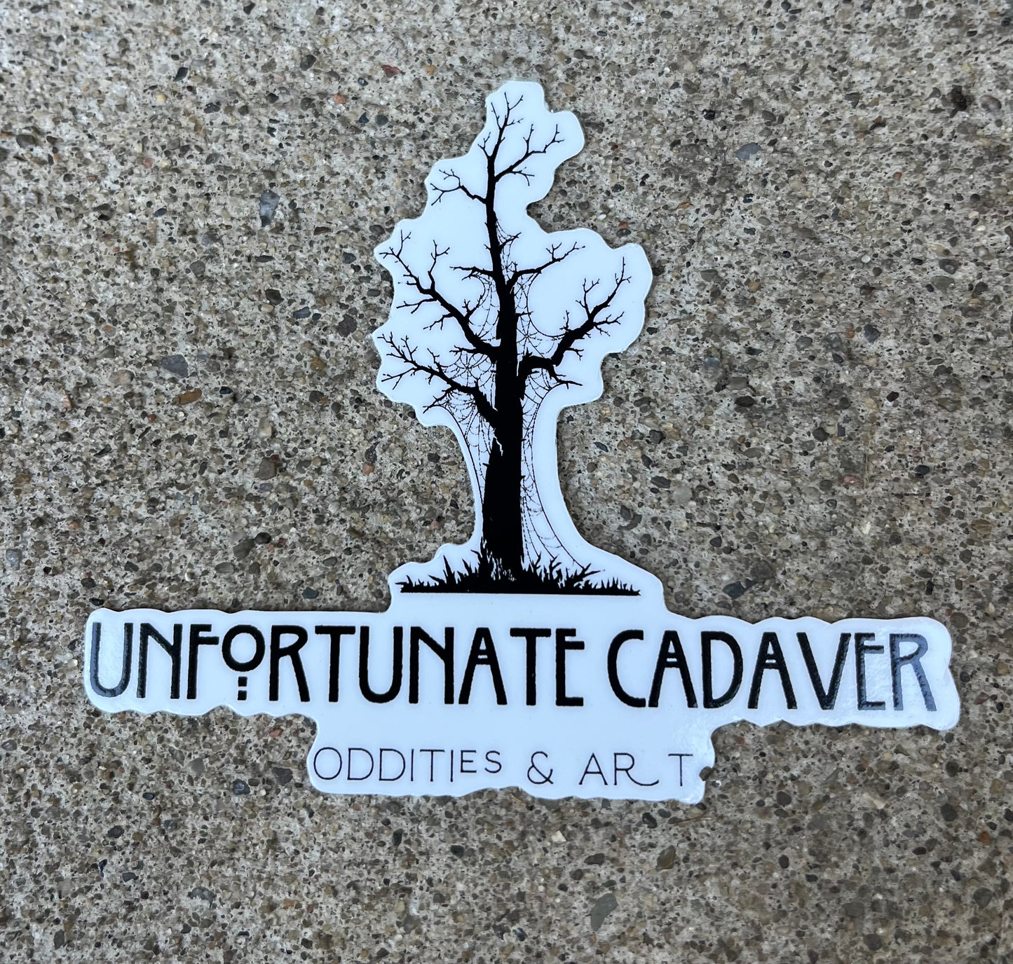 Unfortunate Cadaver Tree Logo Sticker