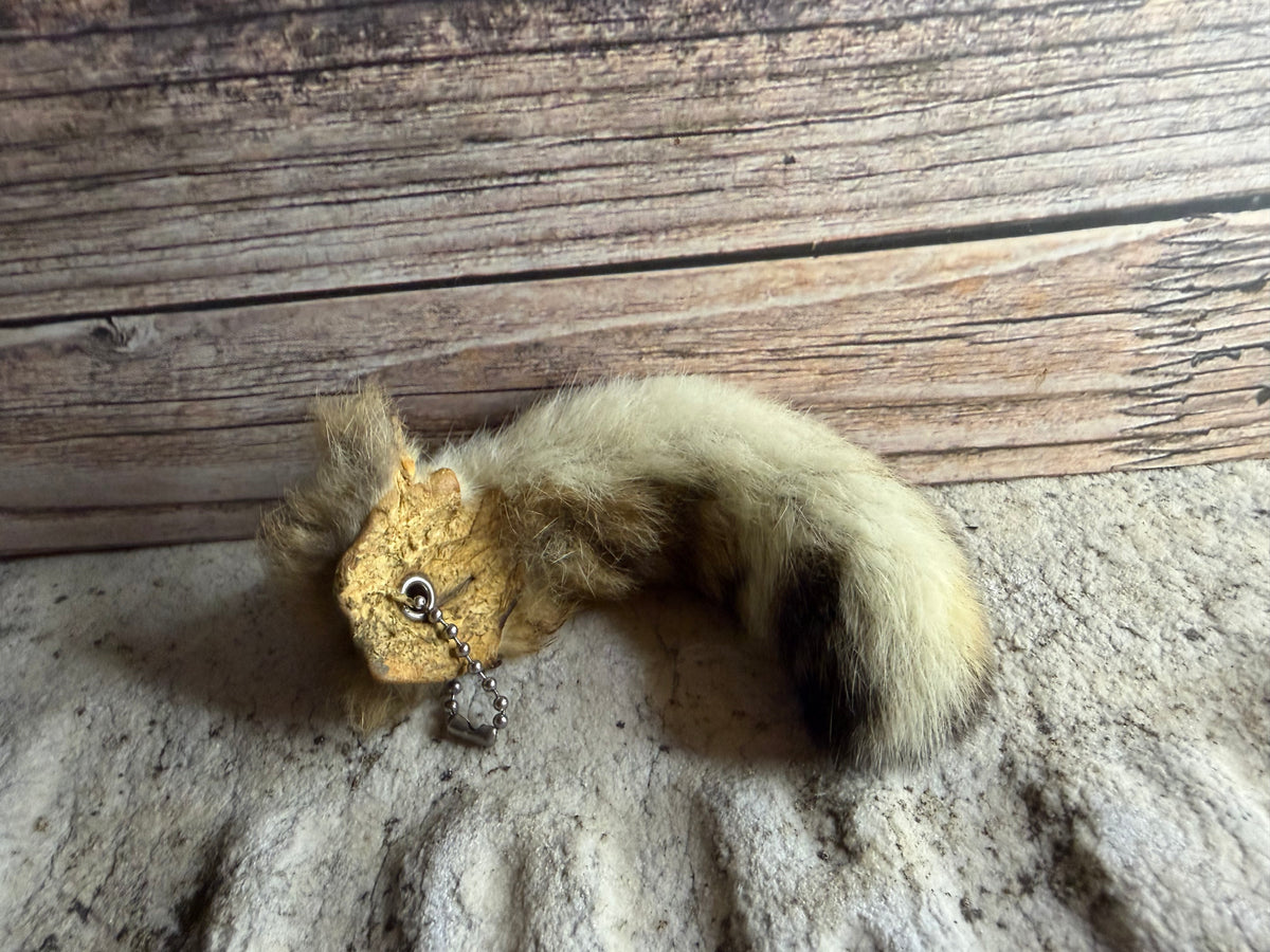 Bobcat Tail Keychain
