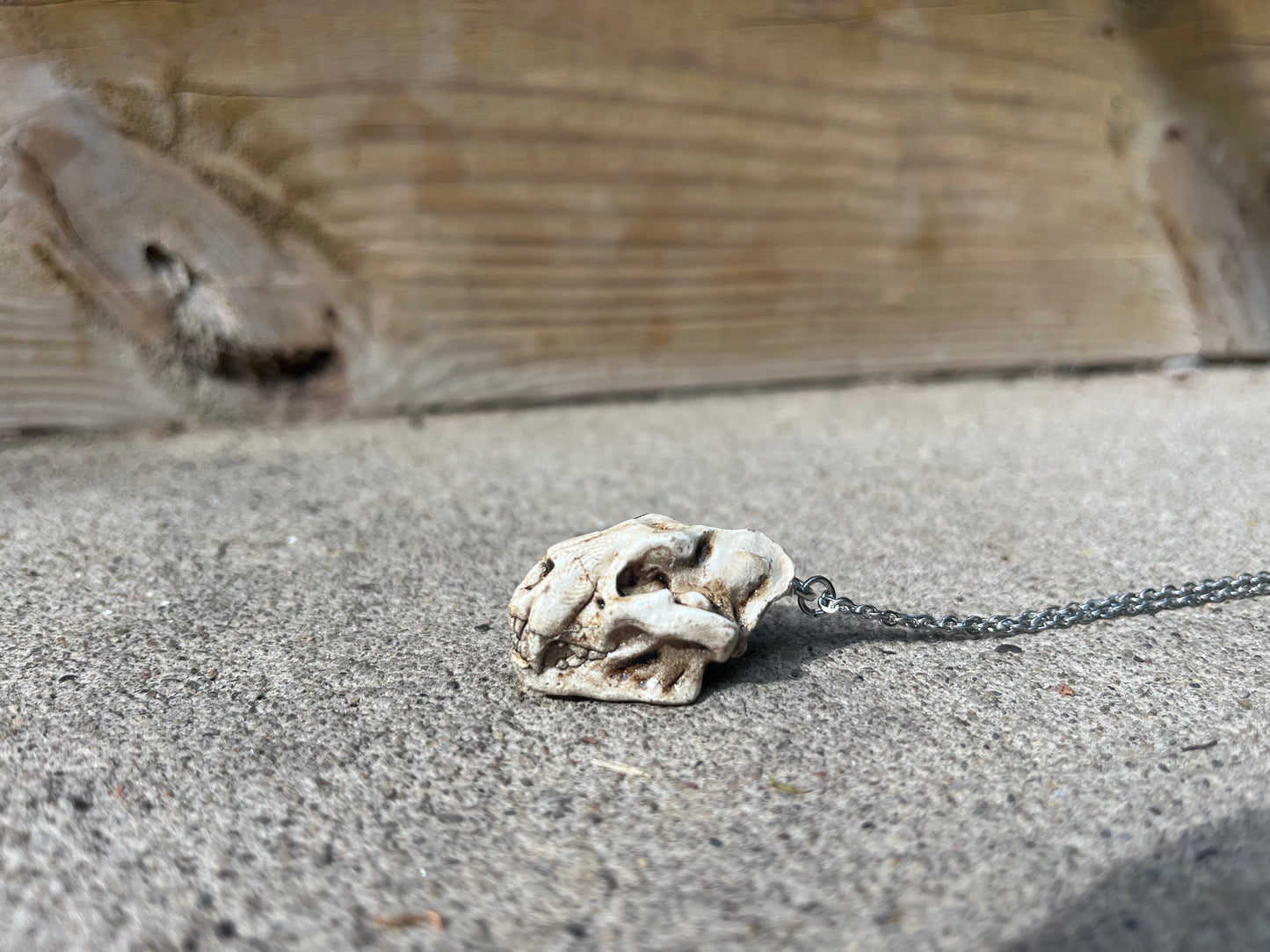 Miniature Resin Skull Necklace
