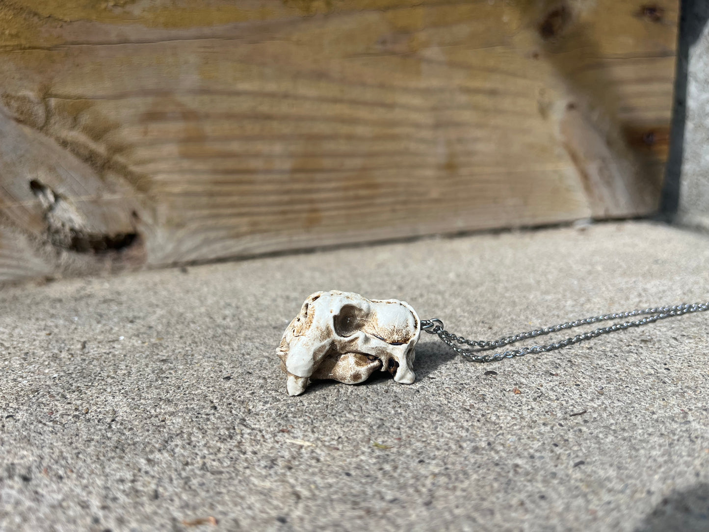 Miniature Resin Skull Necklace