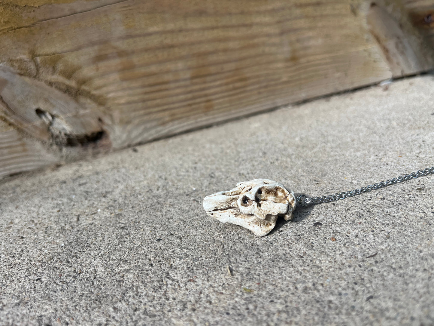 Miniature Resin Skull Necklace