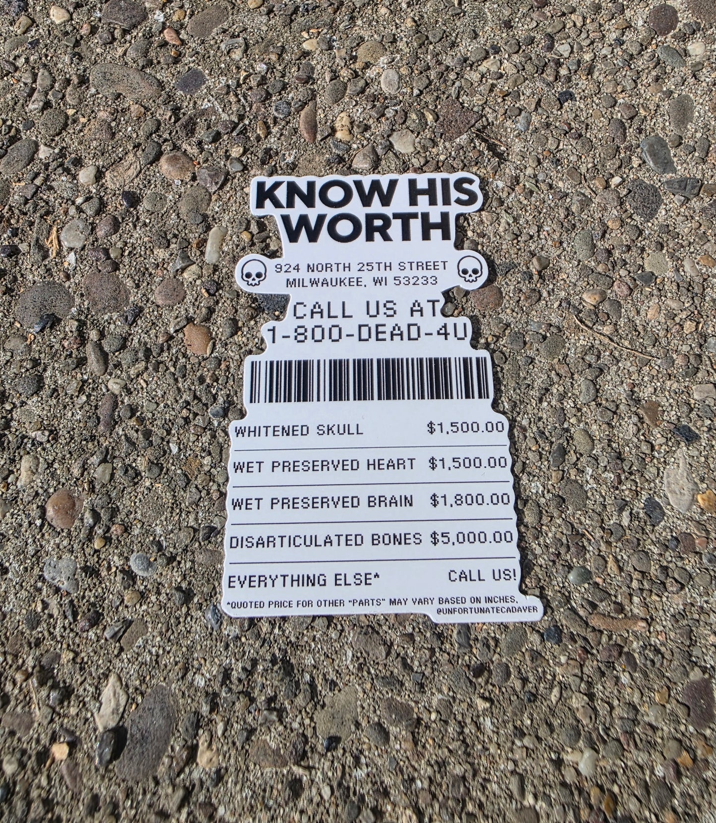 'Know His Worth' Sticker