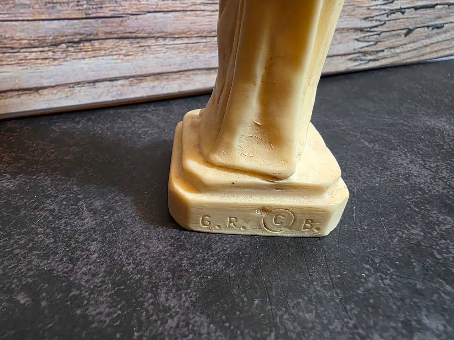 Antique Madonna & Child Bianchi Alabaster Figurine