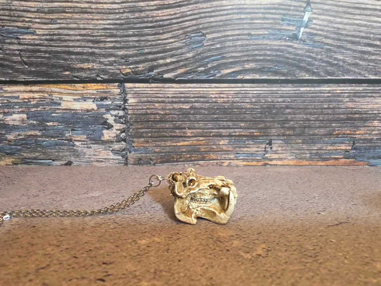 Miniature Resin Skull Necklace