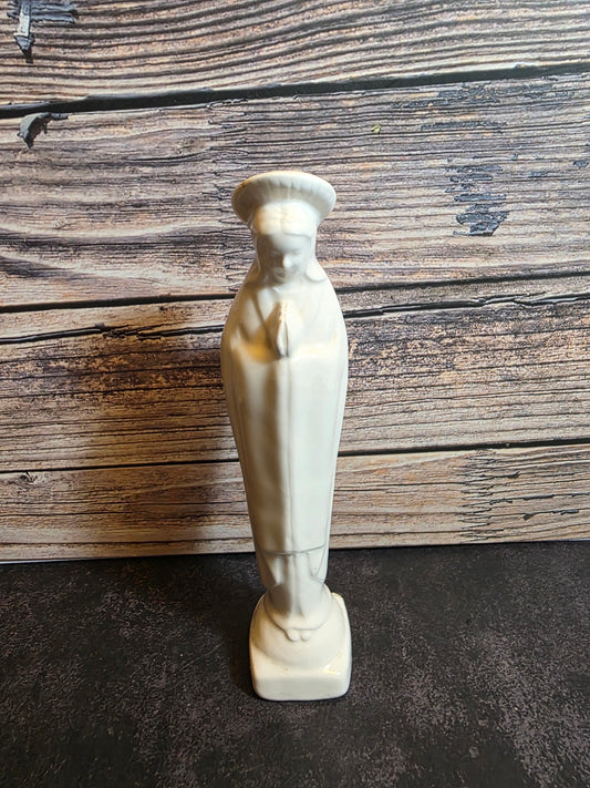 Vintage Praying Mary Bud Vase
