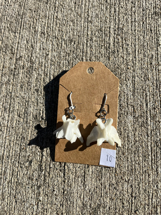 Mink Vertebrae Earrings (#10)