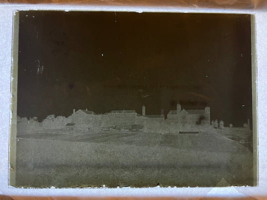 Antique Glass Negative Photo Buildings (#9)