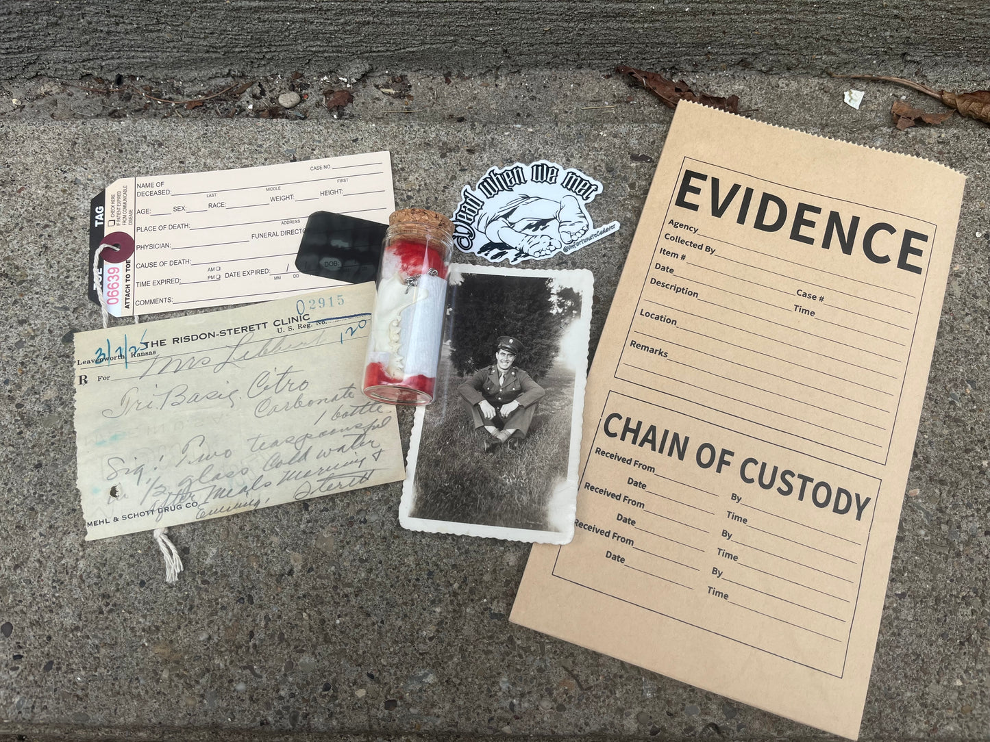 Knocked Loose Evidence Mystery Bag