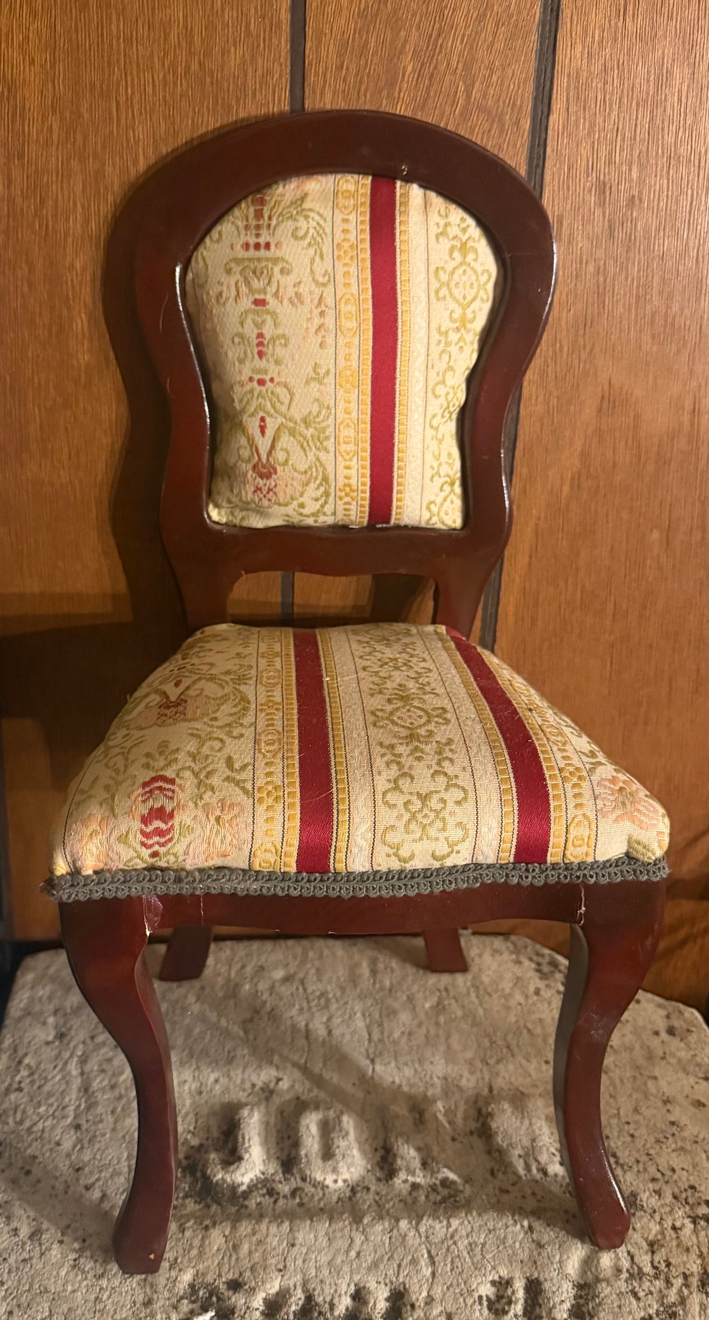 Antique 1920s Boudoir Doll w/ Chair
