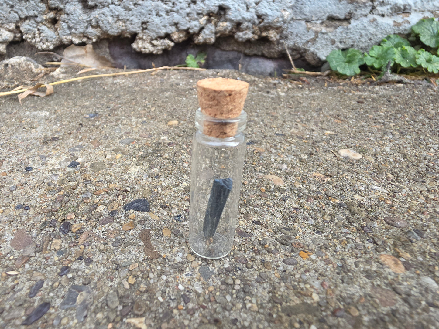 Vivianite "Corpse Crystal" Curio Vial