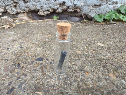 Vivianite "Corpse Crystal" Curio Vial