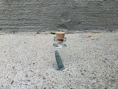 Vivianite "Corpse Crystal" Curio Vial