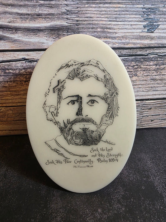Joe Castillo's Face of Christ Self Standing Plaque