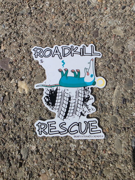 'Roadkill Rescue' Sticker