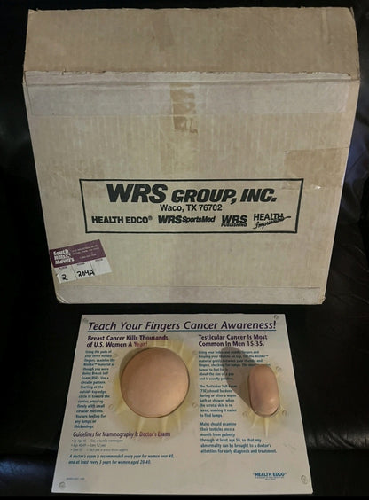 Vintage Health Edco Self Examination Breast Testicular Cancers Tumors Waco Texas