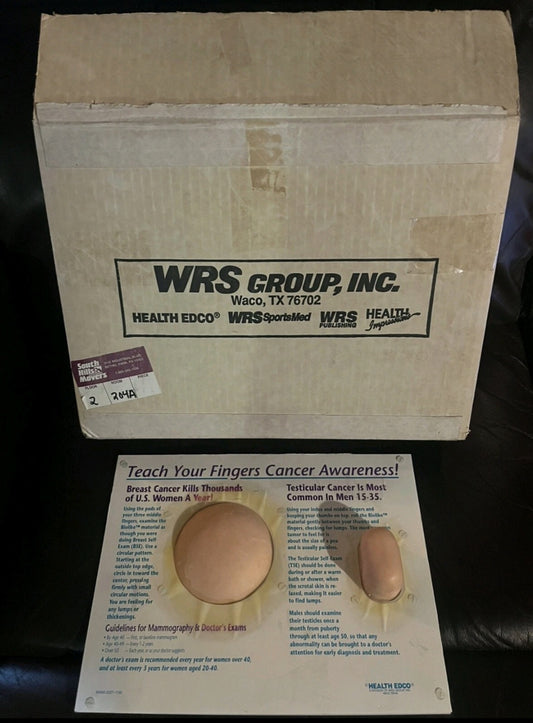 Vintage Health Edco Self Examination Breast Testicular Cancers Tumors Waco Texas