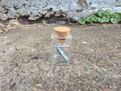 Vivianite "Corpse Crystal" Curio Vial