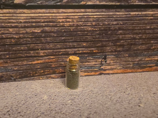 House Fire Ash Grit Vial