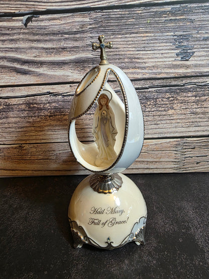 Vintage Thomas Kincaid The Lady of Lourdes Music Box