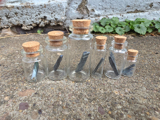 Vivianite "Corpse Crystal" Curio Vial