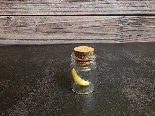 Faux Maggot Curio Vial