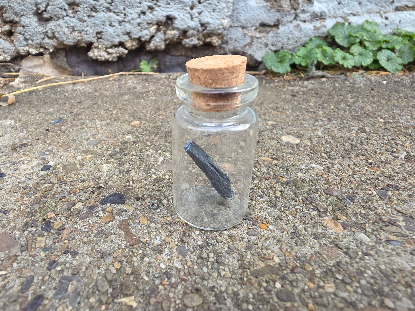 Vivianite "Corpse Crystal" Curio Vial